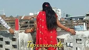Amateur Couple'S Passionate Encounter With Busty Neighbor