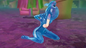 Hot And Slippery 3d Anime Game Featuring A Seductive Woman